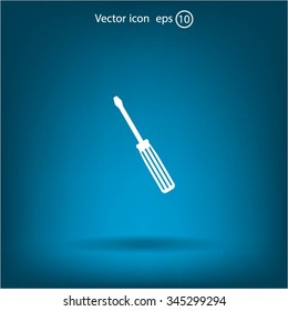 vector illustration of screwdriver