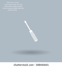 vector illustration of screwdriver