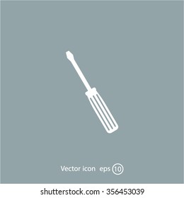 vector illustration of screwdriver