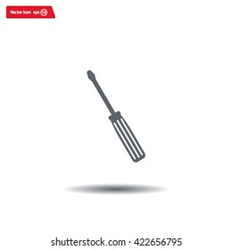 vector illustration of screwdriver