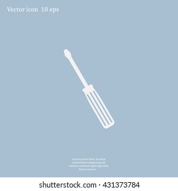 vector illustration of screwdriver