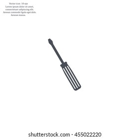 vector illustration of screwdriver