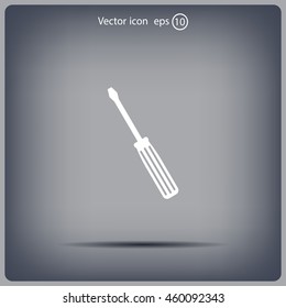 vector illustration of screwdriver