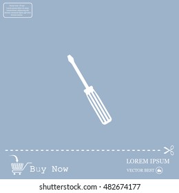 vector illustration of screwdriver