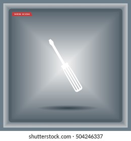 vector illustration of screwdriver