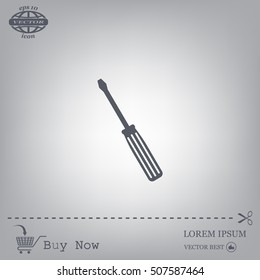 vector illustration of screwdriver