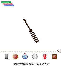 vector illustration of screwdriver