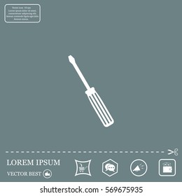 vector illustration of screwdriver