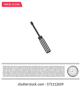 vector illustration of screwdriver