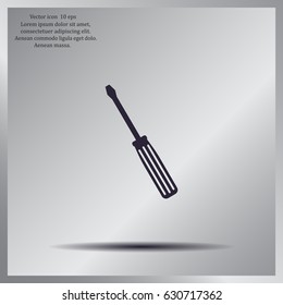 vector illustration of screwdriver