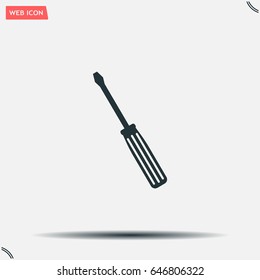 vector illustration of screwdriver