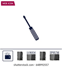 vector illustration of screwdriver
