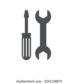 ilustración vectorial del icono del destornillador
