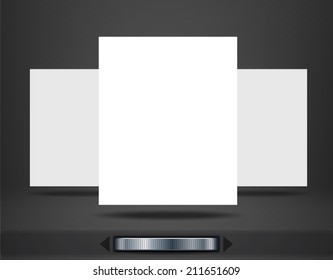 vector illustration of scroll