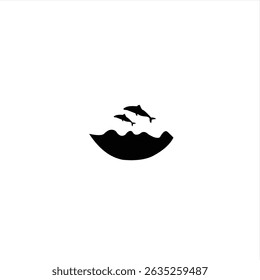 vector illustration of a sea