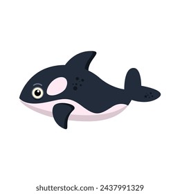 vector illustration of sea animal, sea.