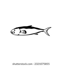 vector illustration of sea fish