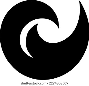 ilustración vectorial de las olas del mar o forma de quema de incendios