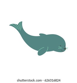 Vector Illustration of a Seal