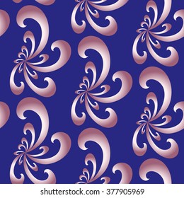 Vector Illustration. Seamless Abstract Floral Pattern. Exclusive Decoration Suitable for textile, fabric and packaging