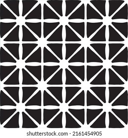 Vector illustration Seamless abstract geometric hand drawn pattern.