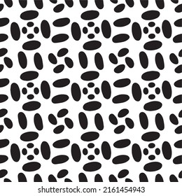 Ilustración vectorial Patrón de dibujo geométrico abstracto y sin costura.