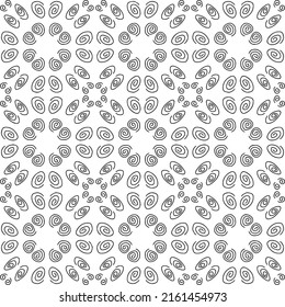 Vector illustration Seamless abstract geometric hand drawn pattern.