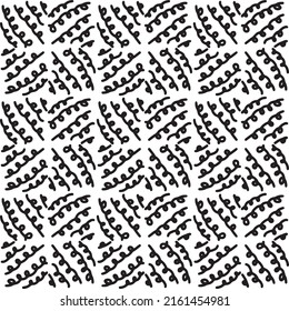 Vector illustration Seamless abstract geometric hand drawn pattern.
