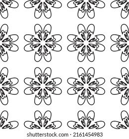 Vector illustration Seamless abstract geometric hand drawn pattern.
