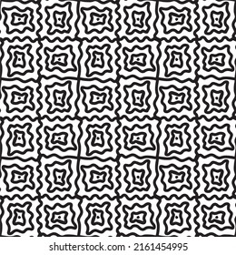 Vector illustration Seamless abstract geometric hand drawn pattern.