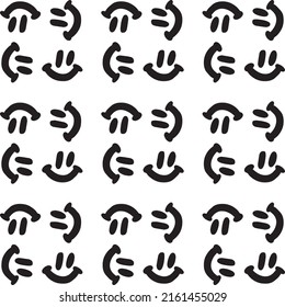 Vector illustration Seamless abstract geometric hand drawn pattern.