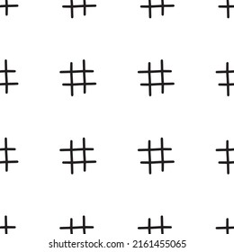 Vector illustration Seamless abstract geometric hand drawn pattern.