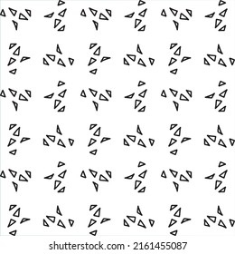 Vector illustration Seamless abstract geometric hand drawn pattern.