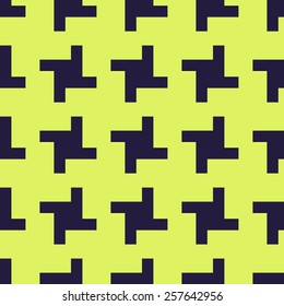 Vector illustration of seamless abstract pattern. Geometric texture.