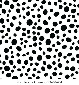 Vector illustration, seamless abstract pattern with spots. For wallpaper, pattern fills, greeting cards, webpage backgrounds, wrapping paper and textile or fabric