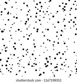 Ilustración vectorial de patrón de lunares abstracto sin costuras, línea creativa de textura de repetición para imprimir, envolver, Fondo de pantalla, tela y textil.