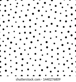 Vector illustration of a seamless abstract polkadot pattern.