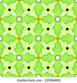 Vector illustration of a seamless abstract shapes