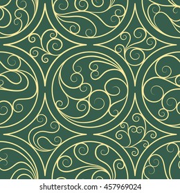 Vector illustration. Seamless abstract wavy pattern. Design background.