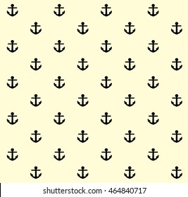 vector illustration of a seamless anchor background