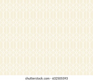 Vector Illustration of a Seamless Arabesque Background in Light Brown