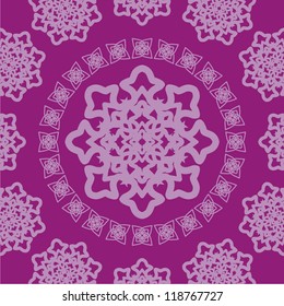 Vector Illustration of a seamless background with abstract ornaments