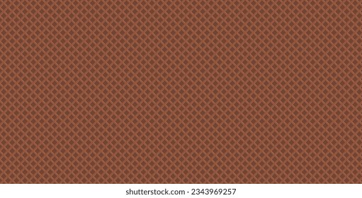 Vector illustration Seamless background pattern texture wafer waffle. Ice cream cone vector texture.