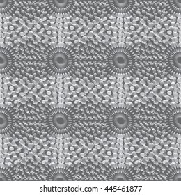 Vector illustration of seamless background with rounds