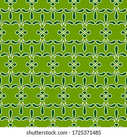 Vector illustration seamless background three color simple pattern ornament light
