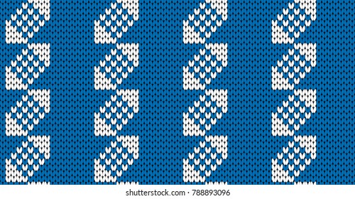 ilustración vectorial de un fondo de punto blanco y azul sin soldadura