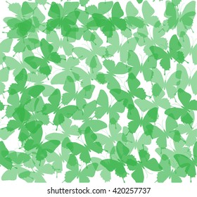 vector illustration of seamless butterfly background