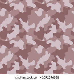 Vector illustration of seamless camouflage pattern 