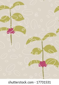 Vector illustration - the seamless coffee background