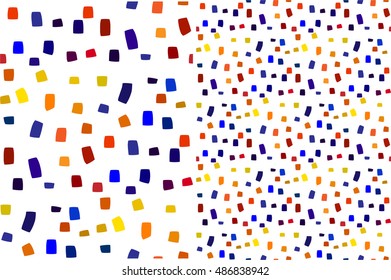 vector illustration of seamless colorful dots pattern